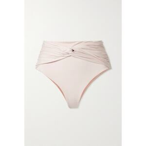 Johanna Ortiz Pearls Pacha Mama Draped Bikini Briefs - S